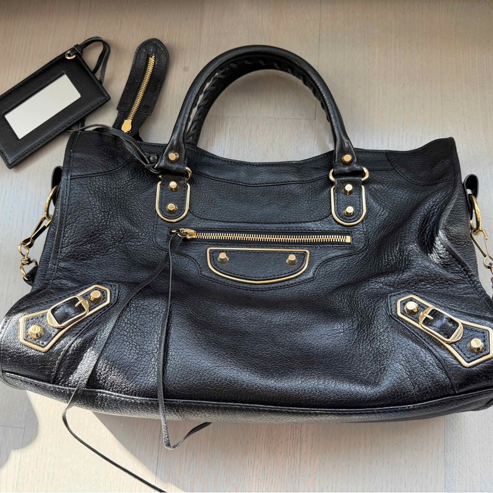 Balenciaga Classic City Metallic Edge Bag